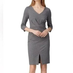 Trina Turk Gray long sleeve dress size 8 EUC